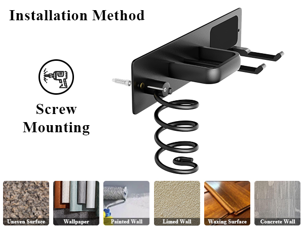 Hair Tool Organizer Rack for Universal Dryer