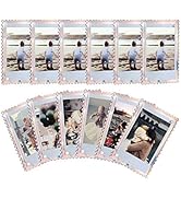 WINKINE Polaroid Magnet Frame, Acrylic Fridge Magnetic Frames, 2x3 inch Instax Frame for Refriger...