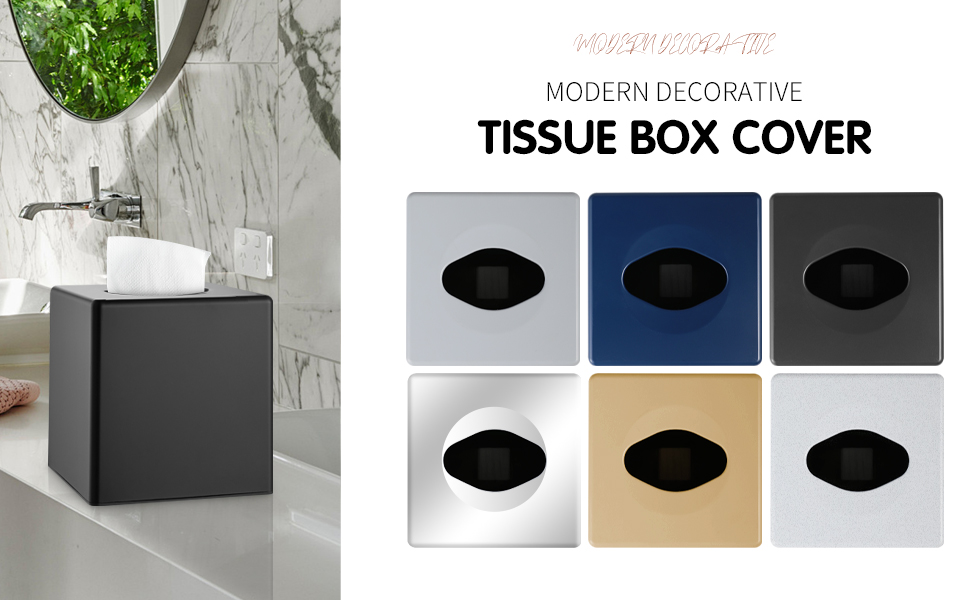 modern decorative tissue box cover
