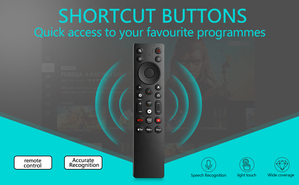 RC923A FMB1 Voice Remote Control