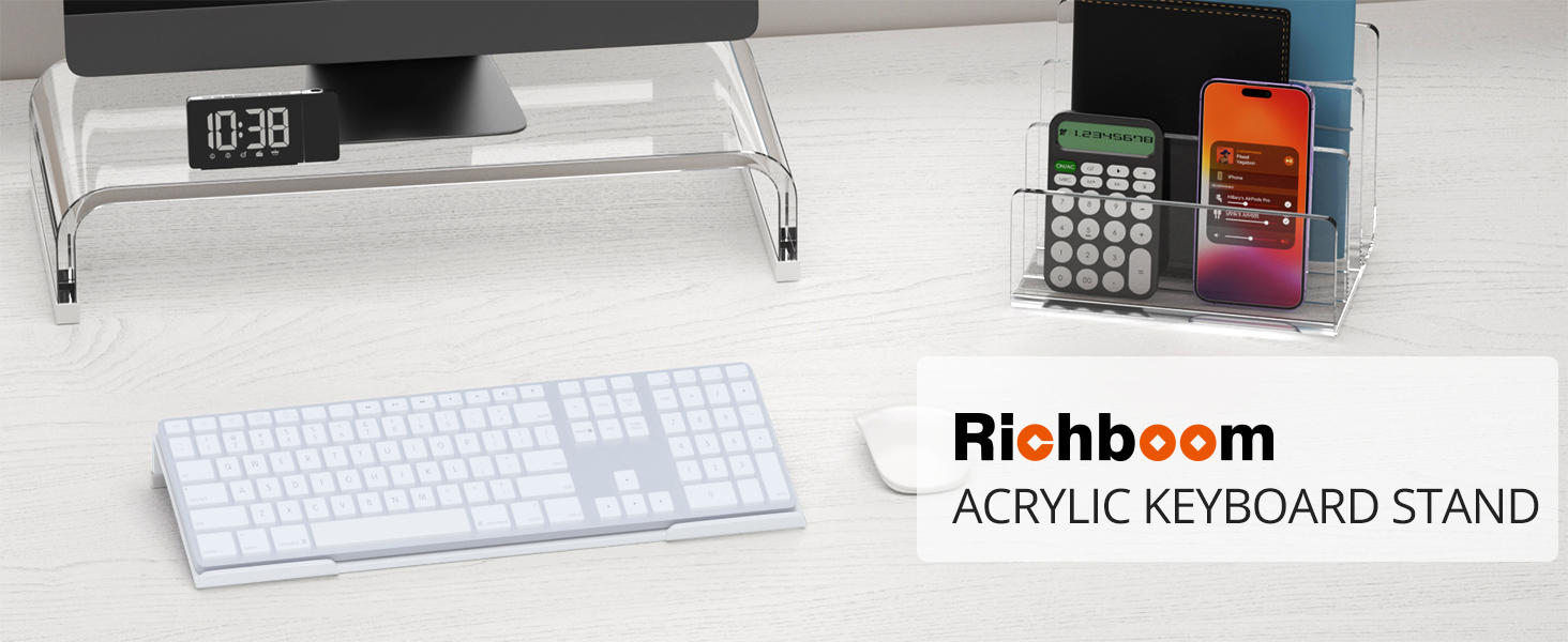 acrylic keyboard stand