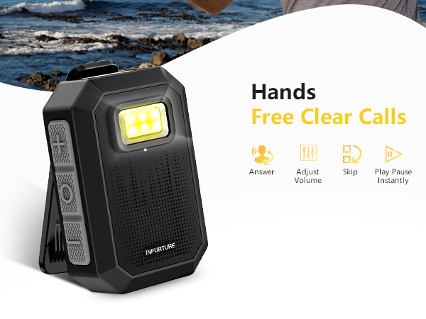 Waterproof Clip-On Portable Speaker