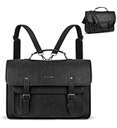 MOSISO 3 in 1 Laptop Bag, 15.6 inch PU Leather Shoulder Bag Briefcase Messenger Satchel Laptop Ba...