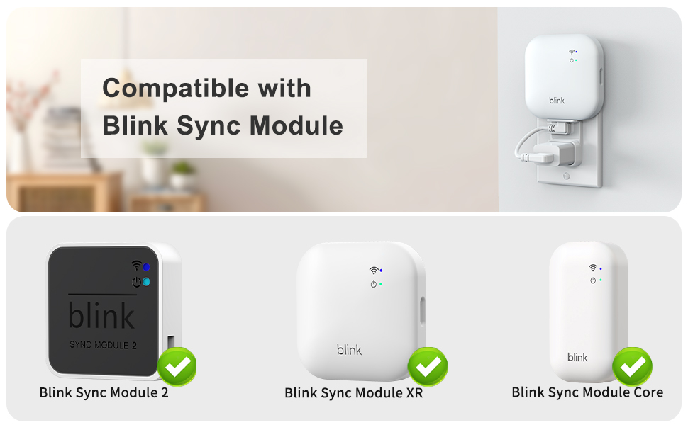Compatible with Blink Sync Module