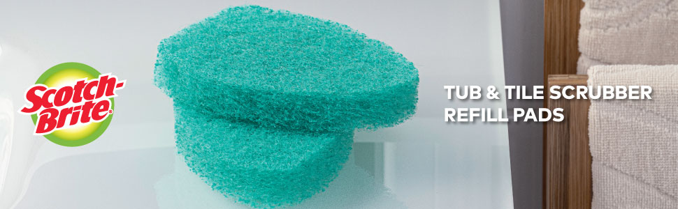 Scotch-Brite Tub & Tile Scrubber Refill Pads