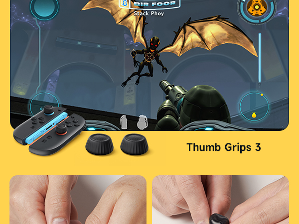 JSAUX Thumb Grips for Nintendo Switch 2