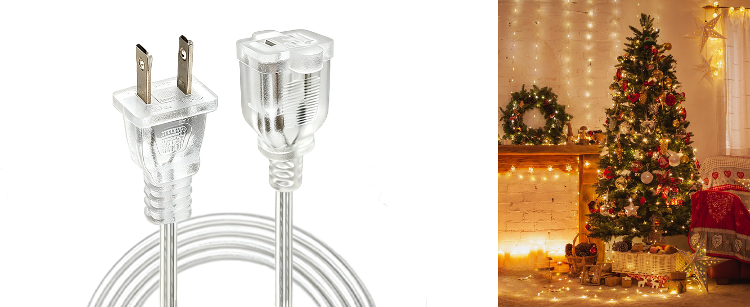 Clear Extension Cord