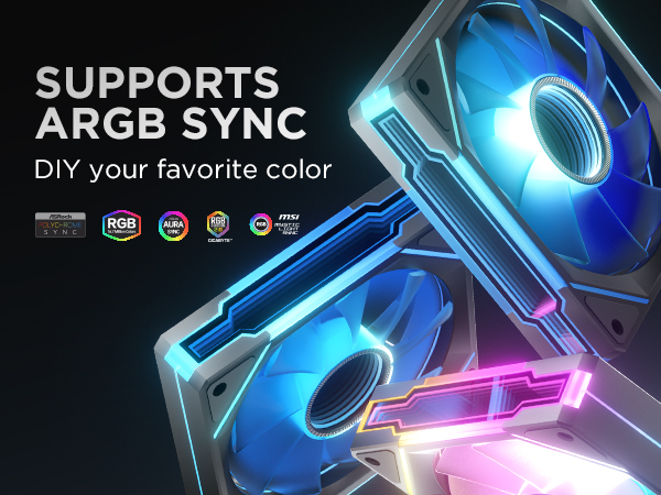 rgb fans pc fans 120mm