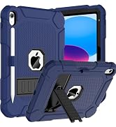 BMOUO Case for iPad (A16) 11th Generation 11 Inch 2025/iPad 10th Generation 10.9" 2022 - with Kic...