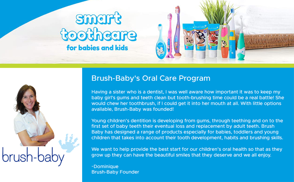 Brush-Baby BabySonic Replacement Toddler Brush Heads (18-36 Months)