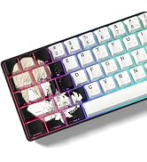 Rainy Japanese Anime Keycaps 60 65 75 100 Percent,Cherry Keycaps130 Keys PBT Dye Sublimation Cust...
