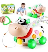 Baby Toys 6-12-18 Months, Musical Cow Toys for 1 Year Old Boy Girl, Crawling Walking Infant Toy 7...