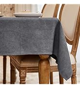 BALCONY & FALCON Rectangle Tablecloth Washable Wrinkle Resistant and Water Proof Table Cloth Deco...