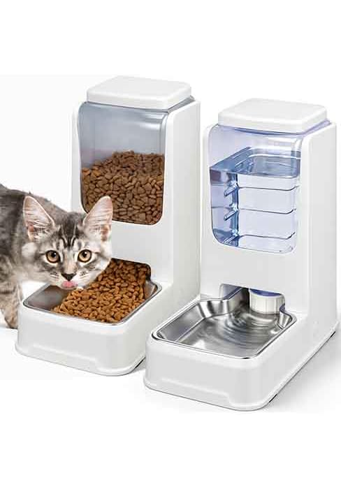 Automatic cat feeder