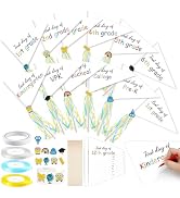 TICIAGA 34 Pack First & Last Day of School Pennant Flag Craft Kit with Stick Ribbon & Back to Sch...