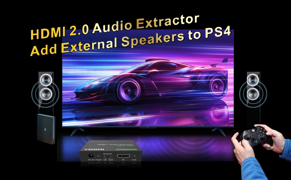 hdmi audio extractor 4k