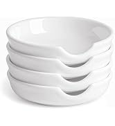 HOKELER Spoon Rests for Stove Top, Ceramic Spoon Holder for Kitchen Counter, Heat-Resistant Cooki...