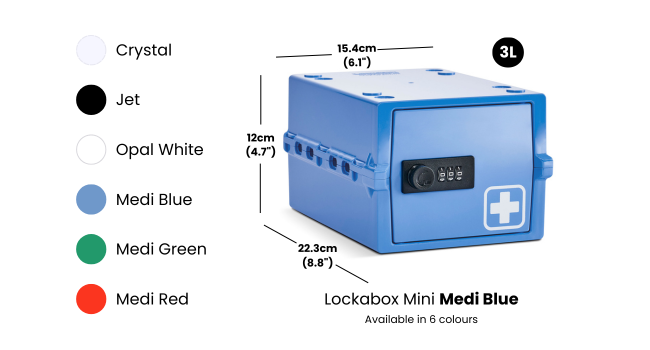 Small Lock Box, Size Guide Lockable Boxes