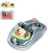 elec Space Cute Wireless USB C Mouse - Bluetooth Triple Mode Rechargeable Cartoon Mouse for Lapto...