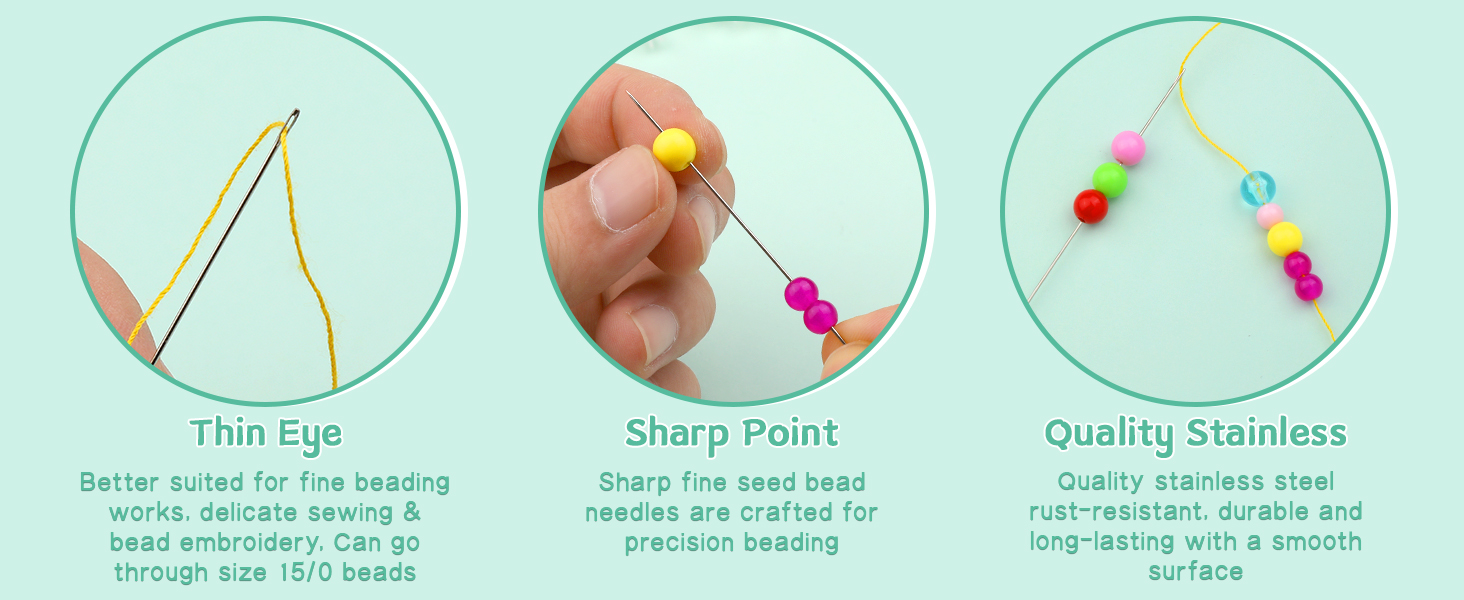 Beading Needles Straight Beading Needles for Jewelry Making