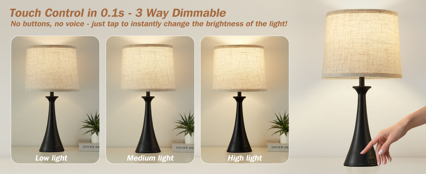 touch lamps for nightstand