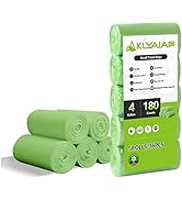 4 Gallon Trash Bag Green 180 Counts