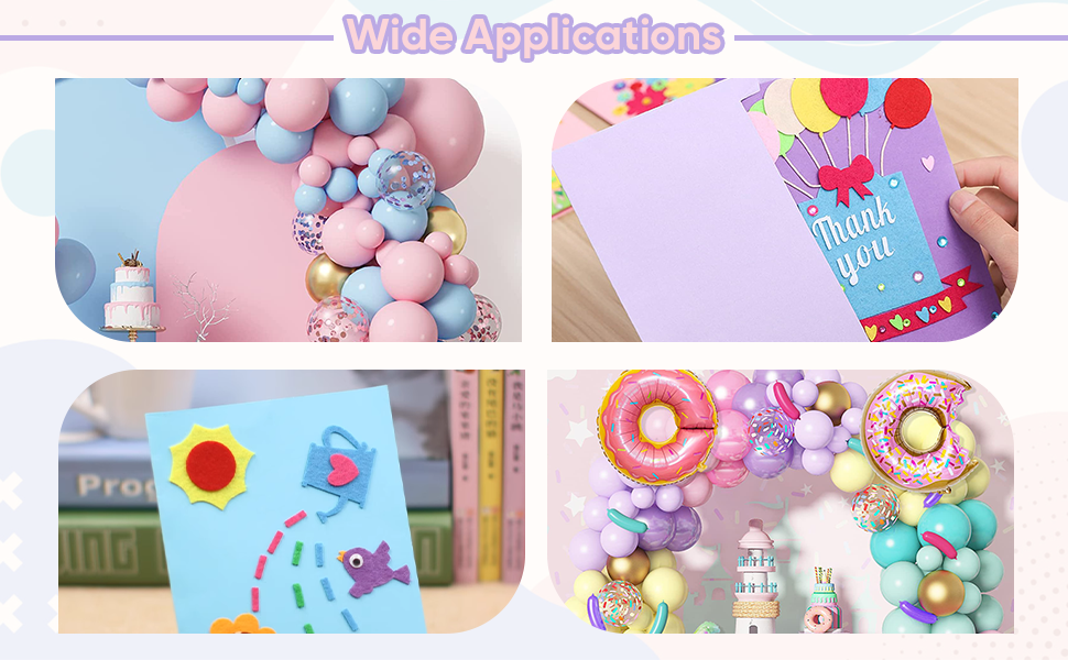 Balloon Sticky Dots for Balloons Craft Sticky Glue Points Dots Double Sided Adhesive Dots