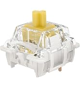 DRAOZA Gateron G Yellow Pro 3.0 3-Pin Switch Pre-lubed RGB Yellow Red Brown for MX Mechanical Key...