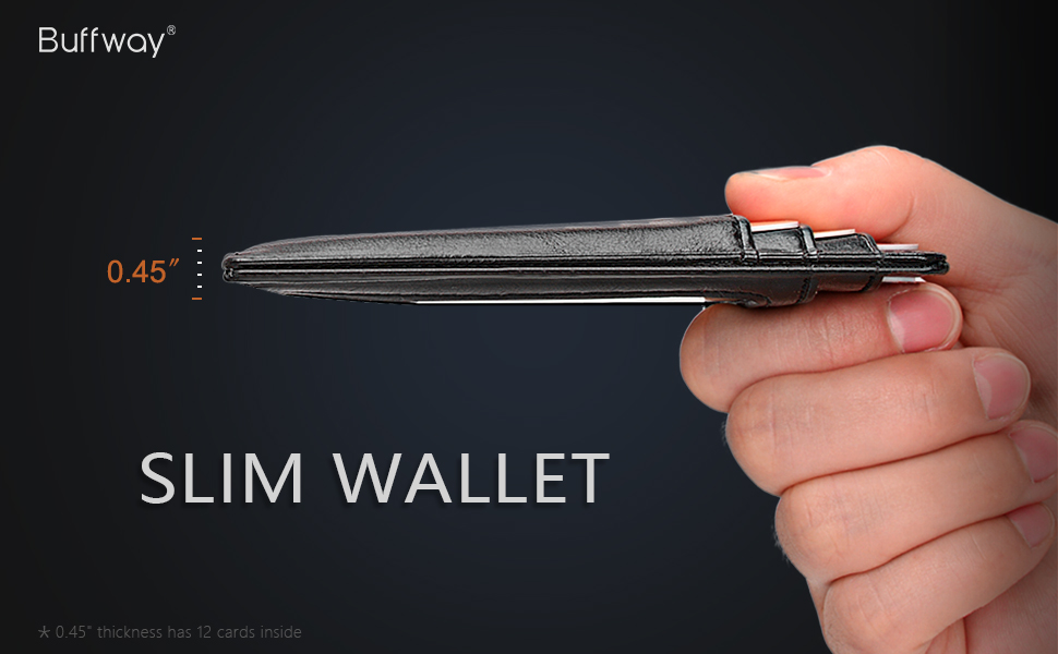 buffway wallet slim wallet Minimalist wallets