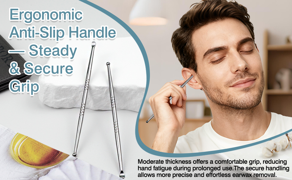 Ergonomic Anti-slip Handle - Steady and Secure Grip