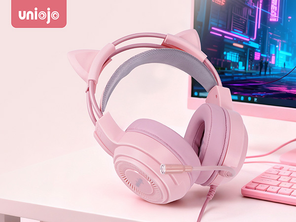 pink gaming headset