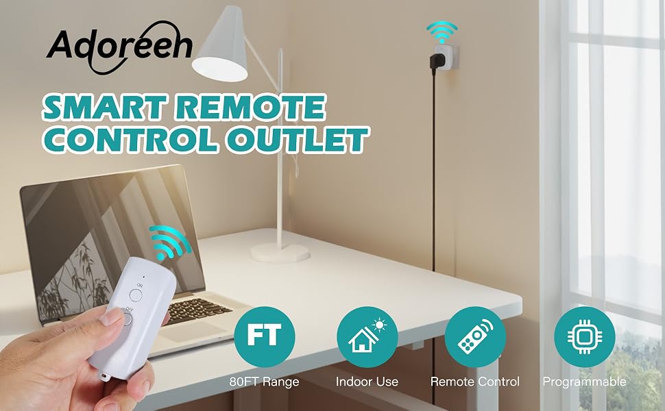 Smart Remote Control Outlet