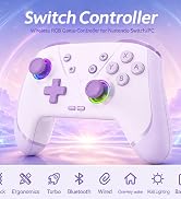 Switch Controller, Wireless Pro Controller for Nintendo Switch 2/Switch/Lite/OLED, Bluetooth cont...