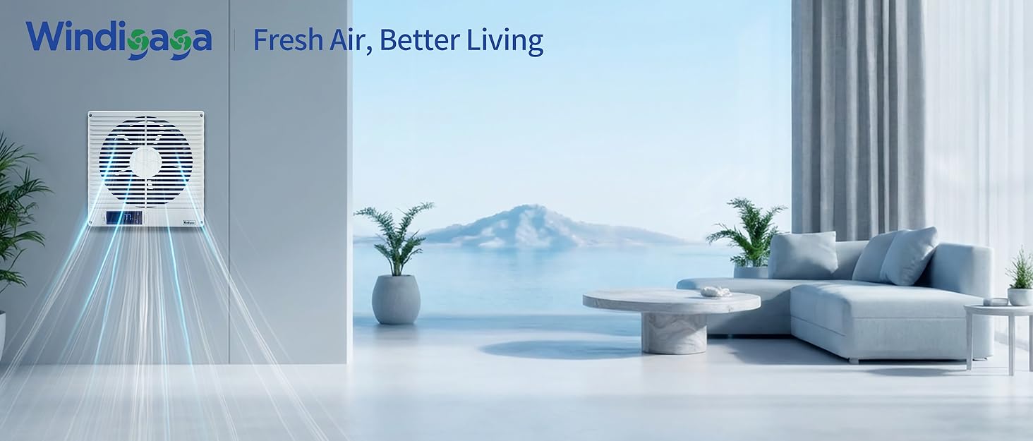 Windigaga Shutter Exhaust Fan