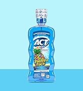 ACT Kids Anticavity Fluoride Rinse Pineapple Punch 16.9 fl. oz. Accurate Dosing Cup, Alcohol Free