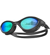 Aegend 2026 New Polarized Swim Goggles for Adult Men Women, Swimming Pool Water Goggles Anti Fog ...