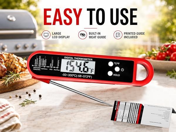kitchen thermometer for cooking instant meat thermometer digital food temperature thermometer