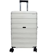 Electric pumps 3-Piece Expandable Luggage Set with Spinner Wheels - TSA Lock, Durable PP Suitcase...
