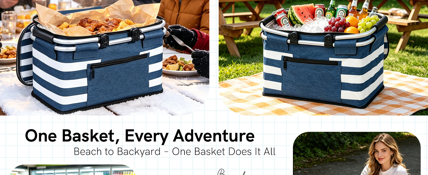 Insulated Picnic Basket