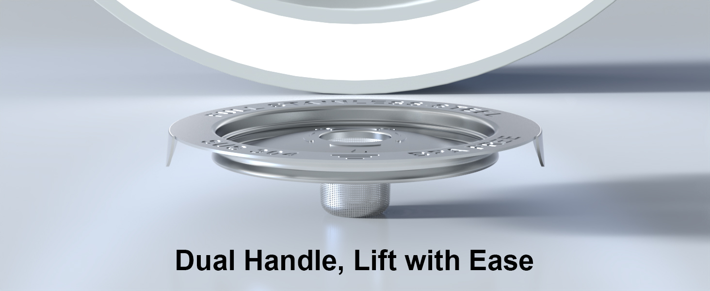 NUKALO Stainless Steel coffee pods Dual Handle Design
