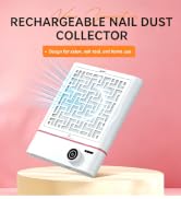 Dust Collector Nail Tech, Cordless 5000RPM, Low Noise, Salon & Home | Sparkling Rhinestone | Desk...