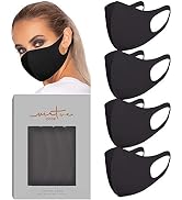 Virtue Code Second Skin Cloth Face Mask Pack. 4 Buttery Soft Masks Washable Fabric