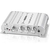 Facmogu ST-838 2.1CH Subwoofer Amplifier Audio Stereo Bass Amp, RMS 20Wx2+40W Class D Amplifier w...