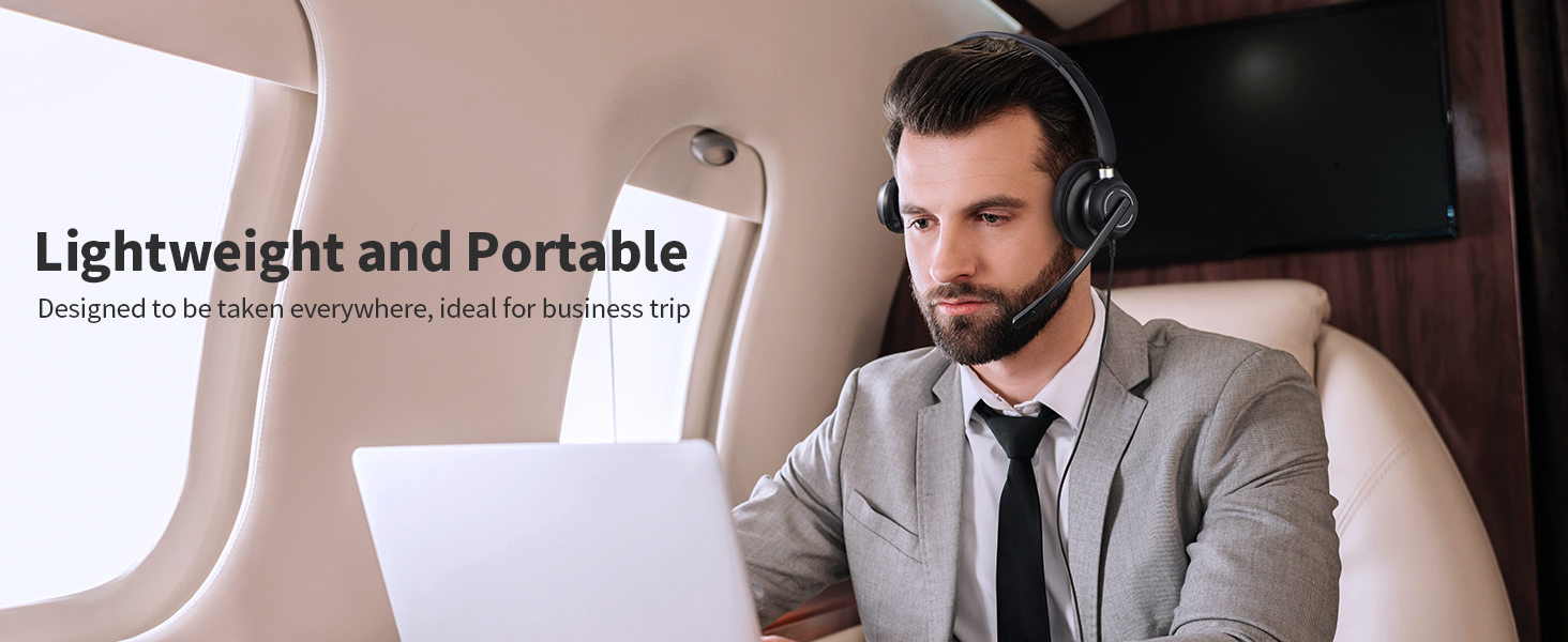 usb headset with microphone for pc laptop 3.5mm wired computer headset headphone with microphone