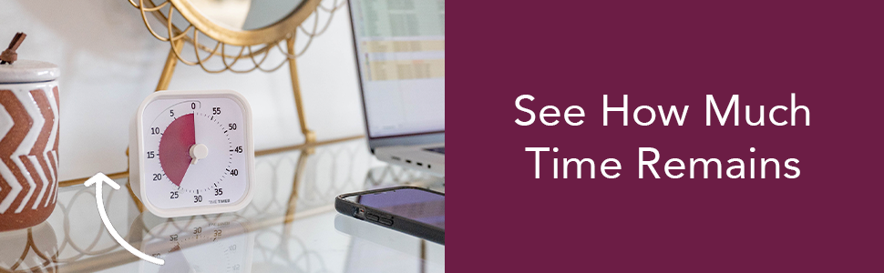 Time Timer MOD Home Edition - Cotton Ball White