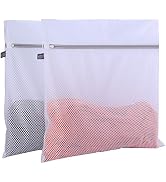 Kimmama Large Laundry Bags Mesh Wash Bags,Oversize Honeycomb Mesh Delicates Bag for Washing Machi...
