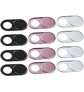 HKDGYHON Webcam Cover, Camera Cover Slide, 0.027in Ultra-Thin Metal Camera Cover for Laptop, PC, ...