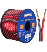 KENGIYEL 100FT 14 Gauge Speaker Wire 2 Conductors Red Black Cable Hookup LED Lighting Strips Elec...