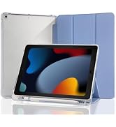 Ruizextech Case for iPad 9/8/7 Gen 10.2 inch 2021/2020/2019 with Pencil Holder, Slim Protective C...