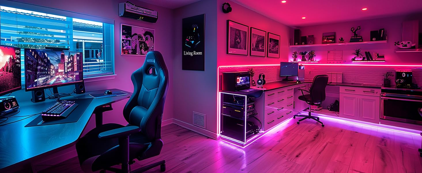 UVTaoYuan Light belt for gaming room decoration
